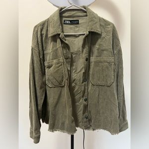 Zara Corduroy Shacket